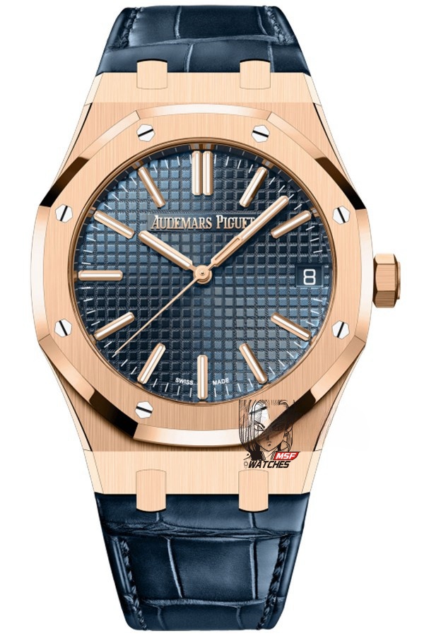 Audemars Piguet Royal Oak Series 15510OR.OO.D315CR.02, Blue Dial, 41mm size.