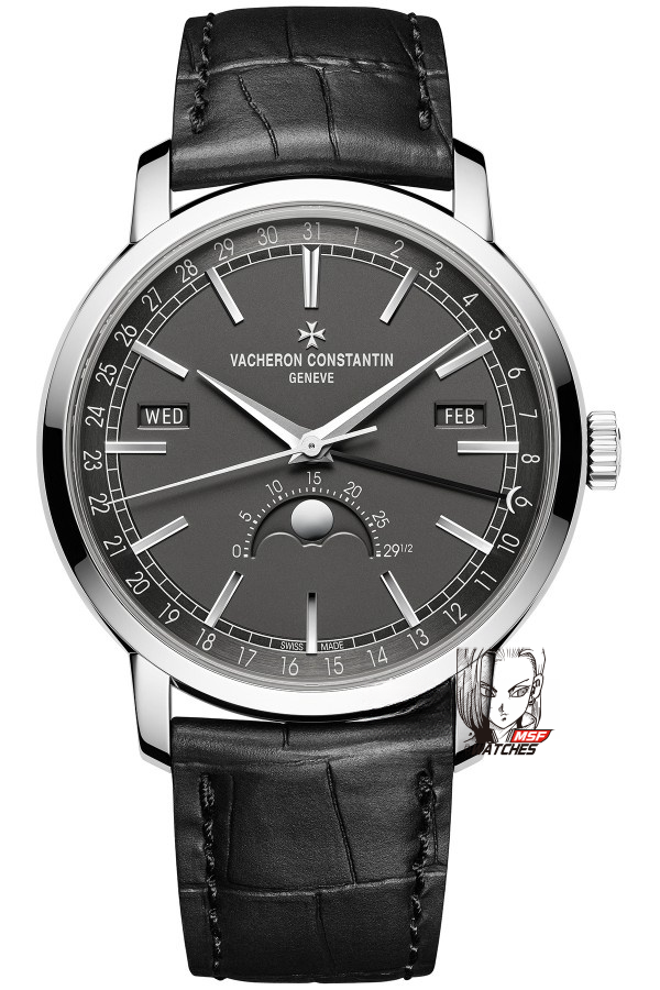 Vacheron Constantin Tradition Collection series 4010T000G-B740, White Case Grey Dial Full Calendar Watch, 41mm Size.