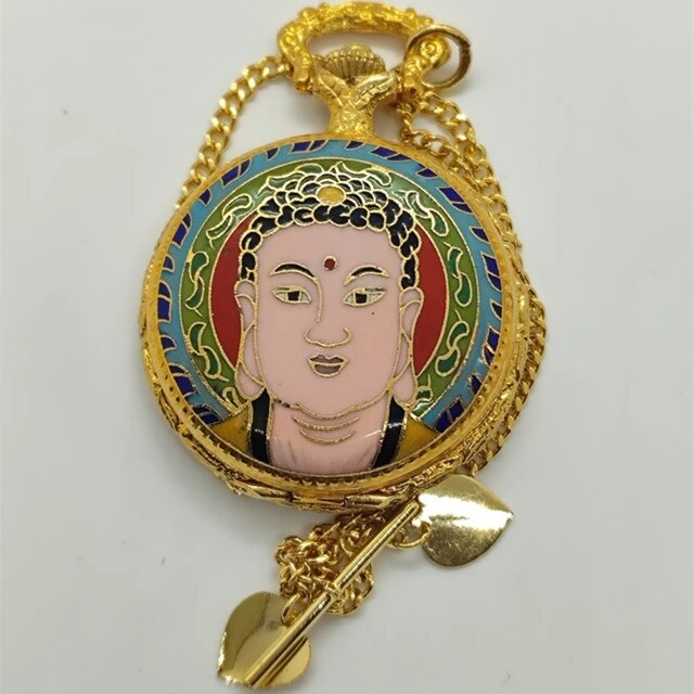 HAND-MADE FLEXFIL Shanghai Original Brand Vintage cloisonne Handmade high quality 40 mm waterproof Manual machinery Pocket Wristwatches