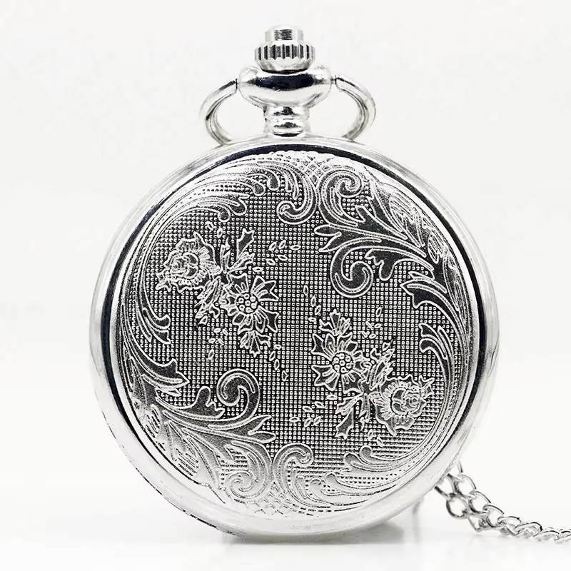 Best Selling Skull Theme Quartz Pocket Watches Unisex Fob Retro Pendant Chain Gift for Men Women Full Hunter Pocket Watch