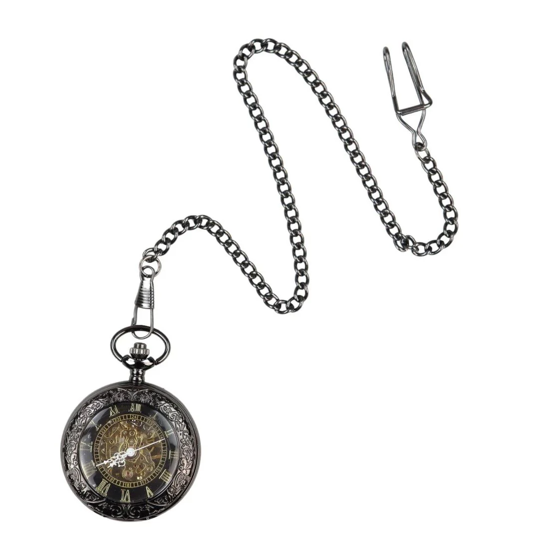 Pocket Watch Mechanical Peaky Blinders Hunter Automatic